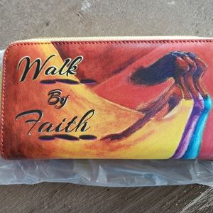 Wallet, single zipper